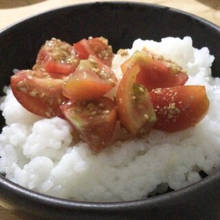 ミニトマトの胡麻和え丼♪｡.:*･ﾟ✽